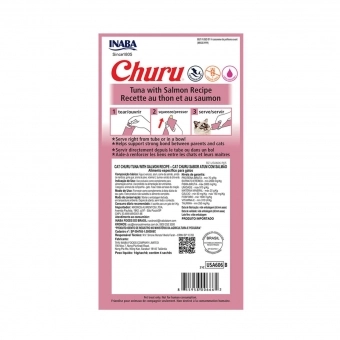 Petisco Churu para Gatos Sabor Atum e Salmão - 56 gramas
