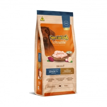 Ração Special Dog Ultralife Cães Sênior 7+ Raça Médias e Grandes Frango 15 Kg