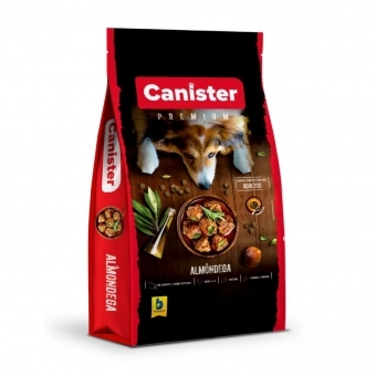 Ração Canister Premium Cão Adulto Sabor Almôndegas