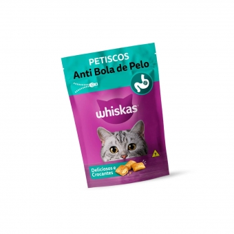 Petisco Whiskas Anti Bola de Pelo para Gatos Adultos
