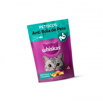 Petisco Whiskas Anti Bola de Pelo para Gatos Adultos