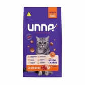 Ração Unna Gatos Castrados Adultos Sabor Mix de Carnes 10,1 Kg