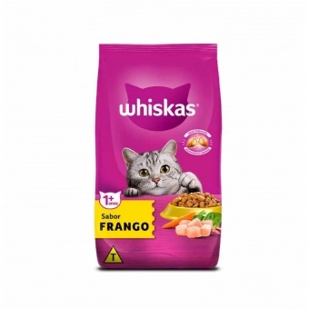 Ração Whiskas Gatos Adultos Sabor Frango 10,1 Kg
