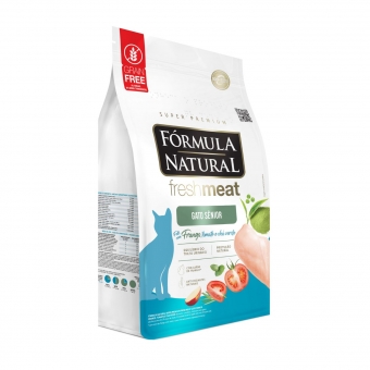 Ração Fórmula Natural Fresh Meat Gatos Sênior Frango 1 kg