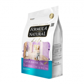 Ração Fórmula Natural Life Gatos Frango e Salmão 1 kg