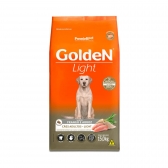 Ração Golden Light Cães Adultos Sabor Frango e Arroz 15 Kg