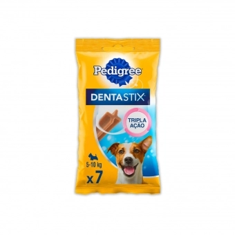 Petisco Pedigree Dentastix Cuidado Oral Cães Adultos 5 a 10 Kg com 7 un