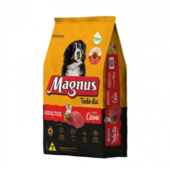 Ração Magnus Todo Dia Premium Cães Adultos Sabor Carne
