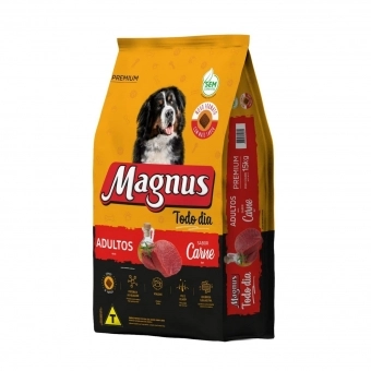 Ração Magnus Todo Dia Premium Cães Adultos Carne 15 kg