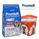 Ração Premier Cães Shitzu Adulto 7,5kg+Ganhe Balde Grátis