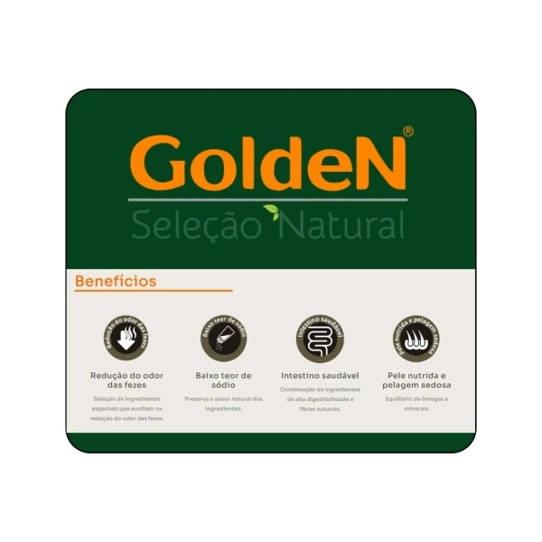 Ração Golden Seleção Natural Cães Adultos Porte Pequeno Frango