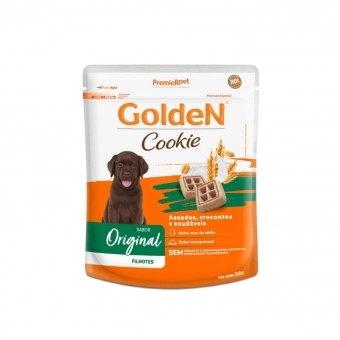 Biscoito Golden Cookies para Cães Filhotes Sabor Original 350 g