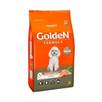 Ração Golden Fórmula Cães Adultos Pequeno Porte Salmão 3Kg