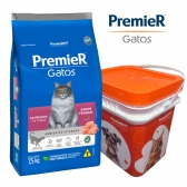 Ração Premier Gatos 7 a 11 anos 7,5kg+Ganhe Balde Grátis