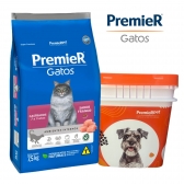 Ração Premier Gatos 7 a 11 anos 7,5kg+Ganhe Balde Grátis