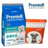 Kit Ração Premier Porte Pequeno 7,5 Kg Cão Adulto + Balde