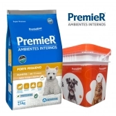Ração Premier Cães Filhotes Frango 7,5kg+Ganhe Balde Grátis