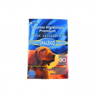 Tapete Higiênico Chalesco 90x60cm para cães com 30 un