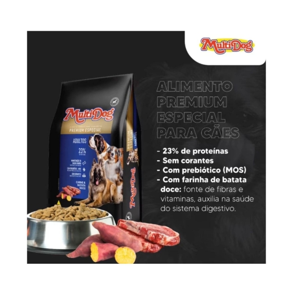 Ração Multi Dog Premium Especial Cães Adultos 15 Kg