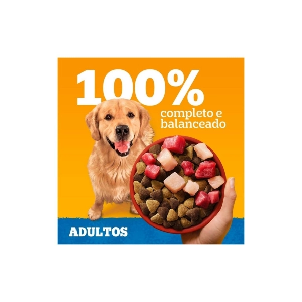 Ração Pedigree Cães Adultos 15 Kg Porte Médio e Grande Carne e Frango
