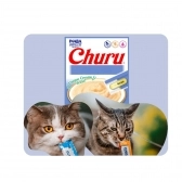 Petisco Churu para Gatos Sabor Frango com Queijo - 56 gramas