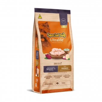 Ração Special Dog Ultralife Cães Sênior 7+ Raça Pequena Frango