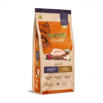 Ração Special Dog Ultralife Cães Sênior 7+ Raça Pequena Frango