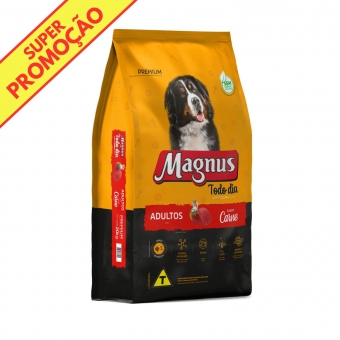 Ração Magnus Todo Dia Premium Cães Adultos Sabor Carne