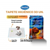 Tapete Higiênico Chalesco 90x60cm para cães com 30 un