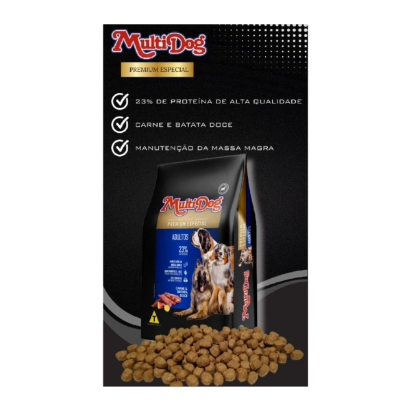 Ração Multi Dog Premium Especial Cães Adultos 25 Kg