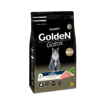 Ração Golden Gatos Castrados Sênior Frango